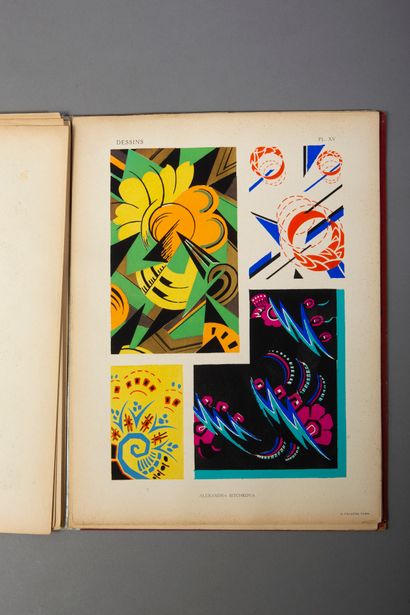 [COLLECTIVE]. Drawings. 20 color plates....