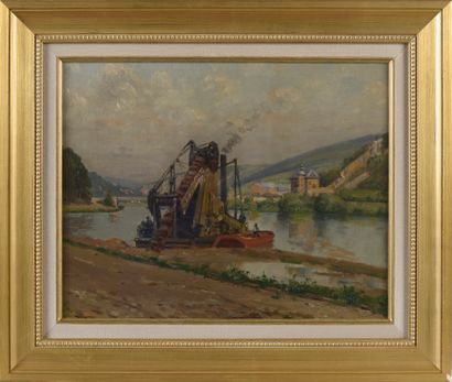 Paul Félix VALLOIS (1845-1906). 

La drague...