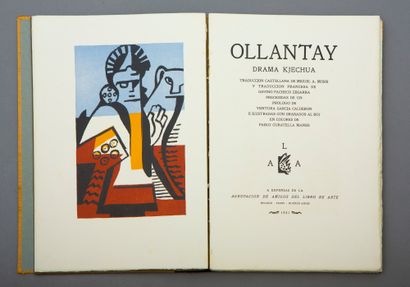 MANES (Pablo Curatella). Ollantay Drama Kjechua....