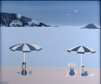 Francis LATREILLE (né en 1948).
La plage...