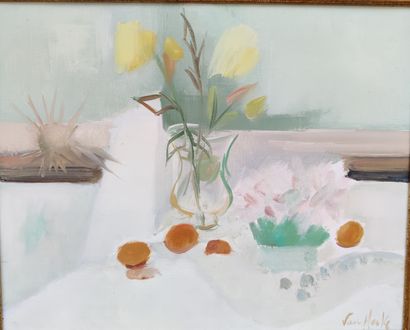 Arthur VAN HECKE (1924-2003).
Nature-morte...