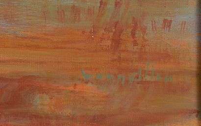 Robert BOUQUILLON (1923-2013).
Paysage au...