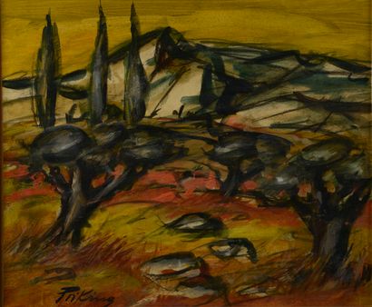 Franz PRIKING (1929-1979).

Paysage de Provence.

Huile...