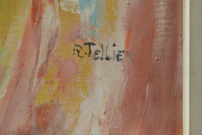 Raymond TELLIER (1897-1985).
Jeune fille.
Huile...
