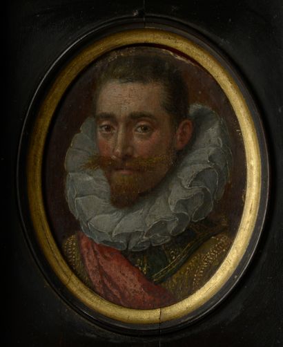 Ecole HOLANDAISE vers 1610
Portrait d'homme...