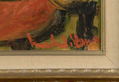 École de Paris du XXe siècle.
Mariée au bouquet.
Maison.
Deux...