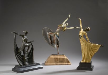 Demetre CHIPARUS (1886-1947), d'après. 

Ensemble...