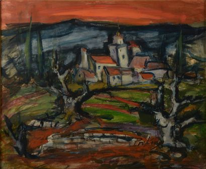 Franz PRIKING (1929-1979).

Paysage de Provence.

Huile...
