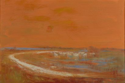 Robert BOUQUILLON (1923-2013).
Paysage au...
