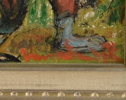 École de Paris du XXe siècle.
Mariée au bouquet.
Maison.
Deux...