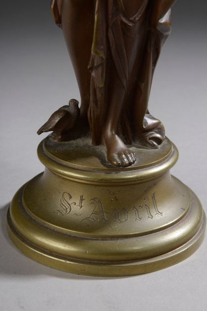 Ecole du XIXe siècle.
St. Avril ou Jeune...
