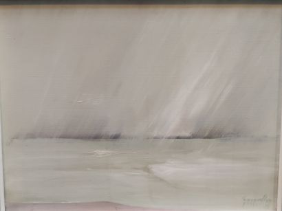 Robert BOUQUILLON (1923-2013). 
La mer du...