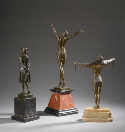 Demetre CHIPARUS (1886-1947), d'après.

Ensemble...
