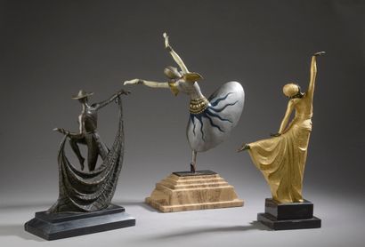 Demetre CHIPARUS (1886-1947), d'après. 

Ensemble...