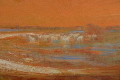 Robert BOUQUILLON (1923-2013).
Paysage au...