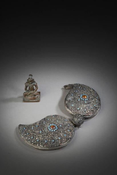 INDE - XXe siècle.
Importante boucle de ceinture...
