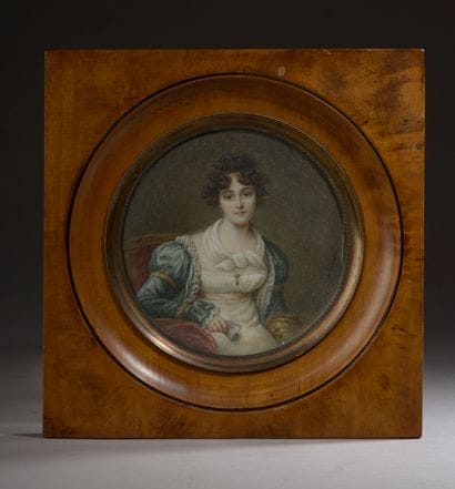 O. BENNER (XIXe-XXe siècles). 
Portrait d'une...