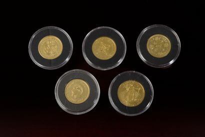 Coffret L'Or de France, composé de nouvelles...