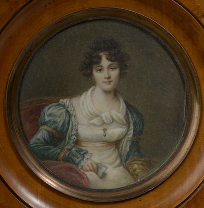 O. BENNER (XIXe-XXe siècles). 
Portrait d'une...