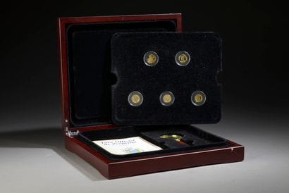 Coffret L'Or de France, composé de nouvelles...