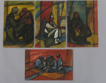 GUALAL (XXe siècle).

Scènes d'Afrique du...