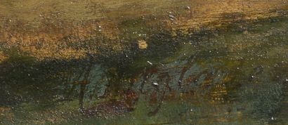 A. ANGLADE (XXe siècle).

Paysages aux villages.

Paire...