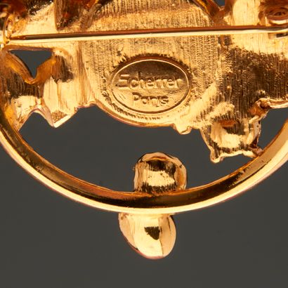 SCHERRER. 
Parure fantaisie comprenant une...