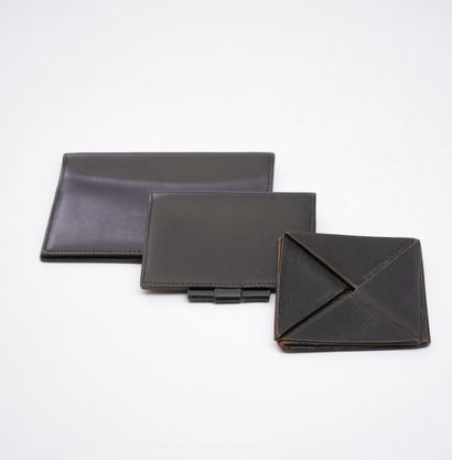HERMES PARIS.
Porte carnet spirale en cuir...
