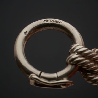 HERMES. 
Bracelet argent 925 millièmes à...