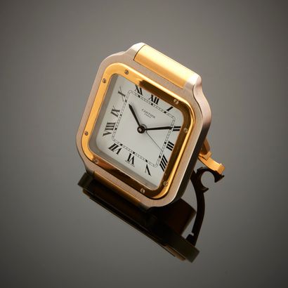 Must de CARTIER.
Pendulette en acier et acier...