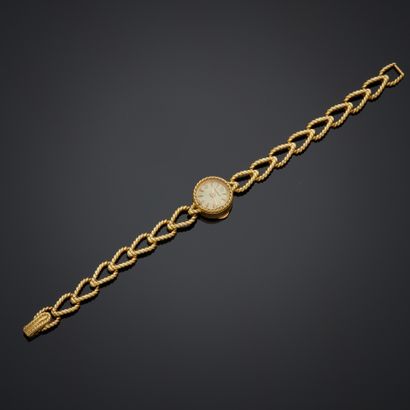JAEGER LECOULTRE.
Montre bracelet en or jaune...