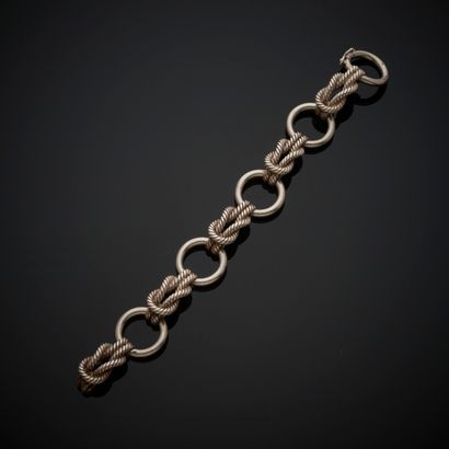 HERMES. 
Bracelet argent 925 millièmes à...