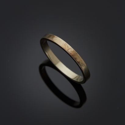 Alliance en or gris 18k.
Doigt : 53 - Poids...