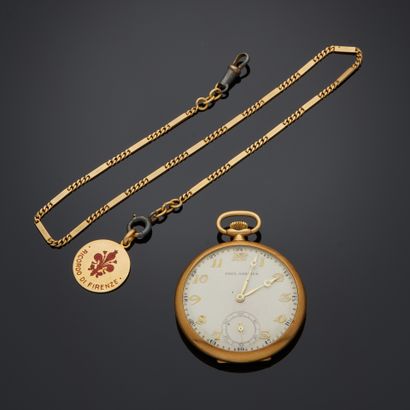 PAUL GARNIER.
Montre de gousset en or jaune...