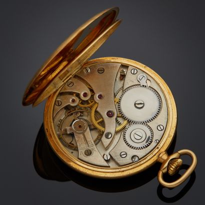 PAUL GARNIER.
Montre de gousset en or jaune...