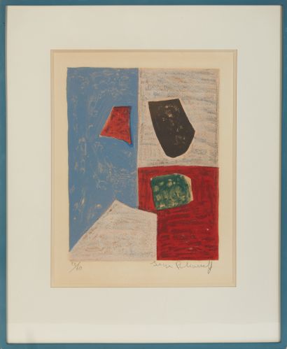 Serge POLIAKOFF (1900-1969).
Abstraction...