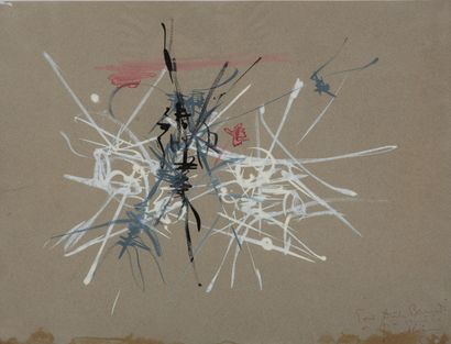 Georges MATHIEU (1921-2012).
Composition...