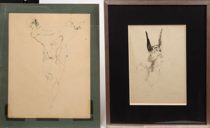 Leonor FINI (1908-1996).
Personnage ailé...