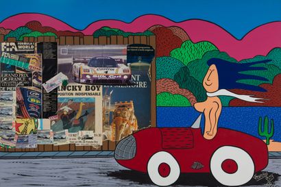 FRANCKY BOY (né en 1954). 
Formule 1, 1991....