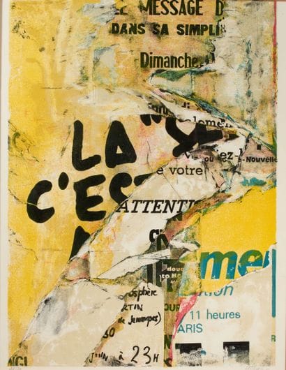 Jacques VILLEGLÉ (1926-2022).
Impasse de...