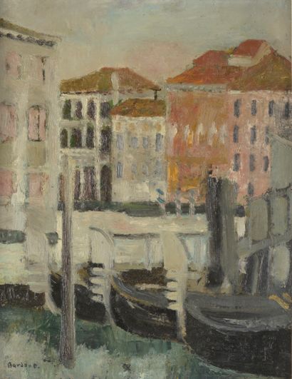 Guy BARDONE (1927-2015).

Venise.

Huile...
