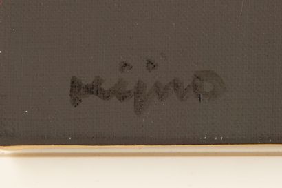 Ladislas KIJNO (1921-2012).
Composition abstraite...