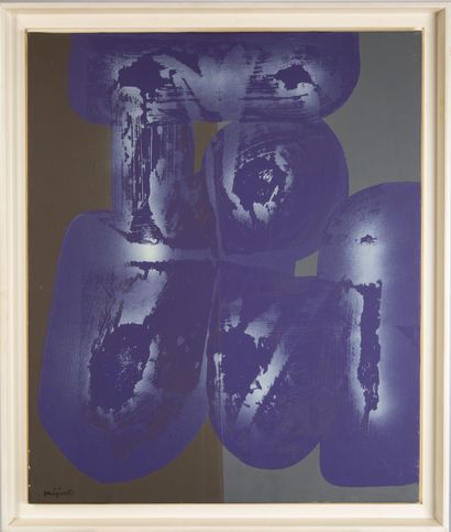 Ladislas KIJNO (1921-2012).
Composition abstraite...