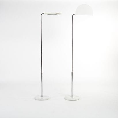 Bruno GECCHELIN (né en 1939).
Deux lampadaires...