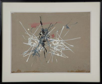 Georges MATHIEU (1921-2012).
Composition...