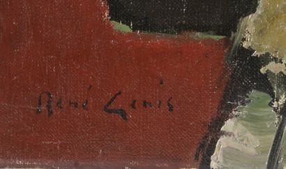 René GENIS (1922-2004).

Portrait de femme.

Huile...