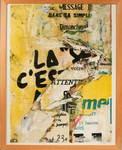 Jacques VILLEGLÉ (1926-2022).
Impasse de...