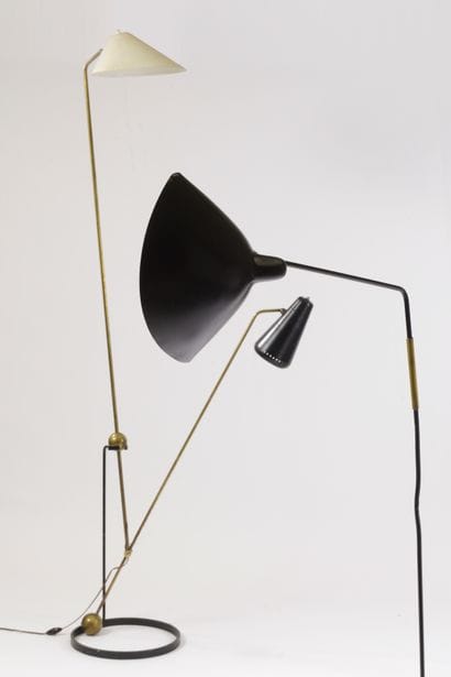 Pierre GUARICHE (1926-1995).
Lampadaire modèle...