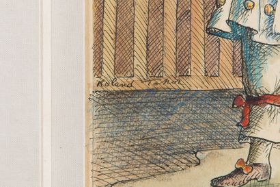 Roland TOPOR (1938-1997).

L'aquarium renversé.

Dessin...