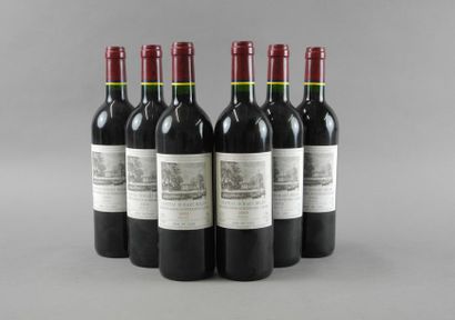 6 bouteilles CH. DUHART-MILON, 4°cru Pauillac...
